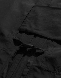 Kimonos*Maharishi 4207 Utility Kimono Over Shirt Black