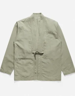 Kimonos*Maharishi 4207 Utility Kimono Over Shirt Silver Sage