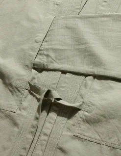 Kimonos*Maharishi 4207 Utility Kimono Over Shirt Silver Sage