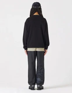 Crew Sweats*Maharishi 4225 Utility Pocket Crew Sweat Black