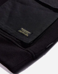 Crew Sweats*Maharishi 4225 Utility Pocket Crew Sweat Black