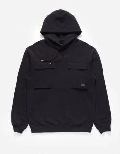 Hooded Sweats*Maharishi 4226 Utility Pocket Hooded Sweat Black