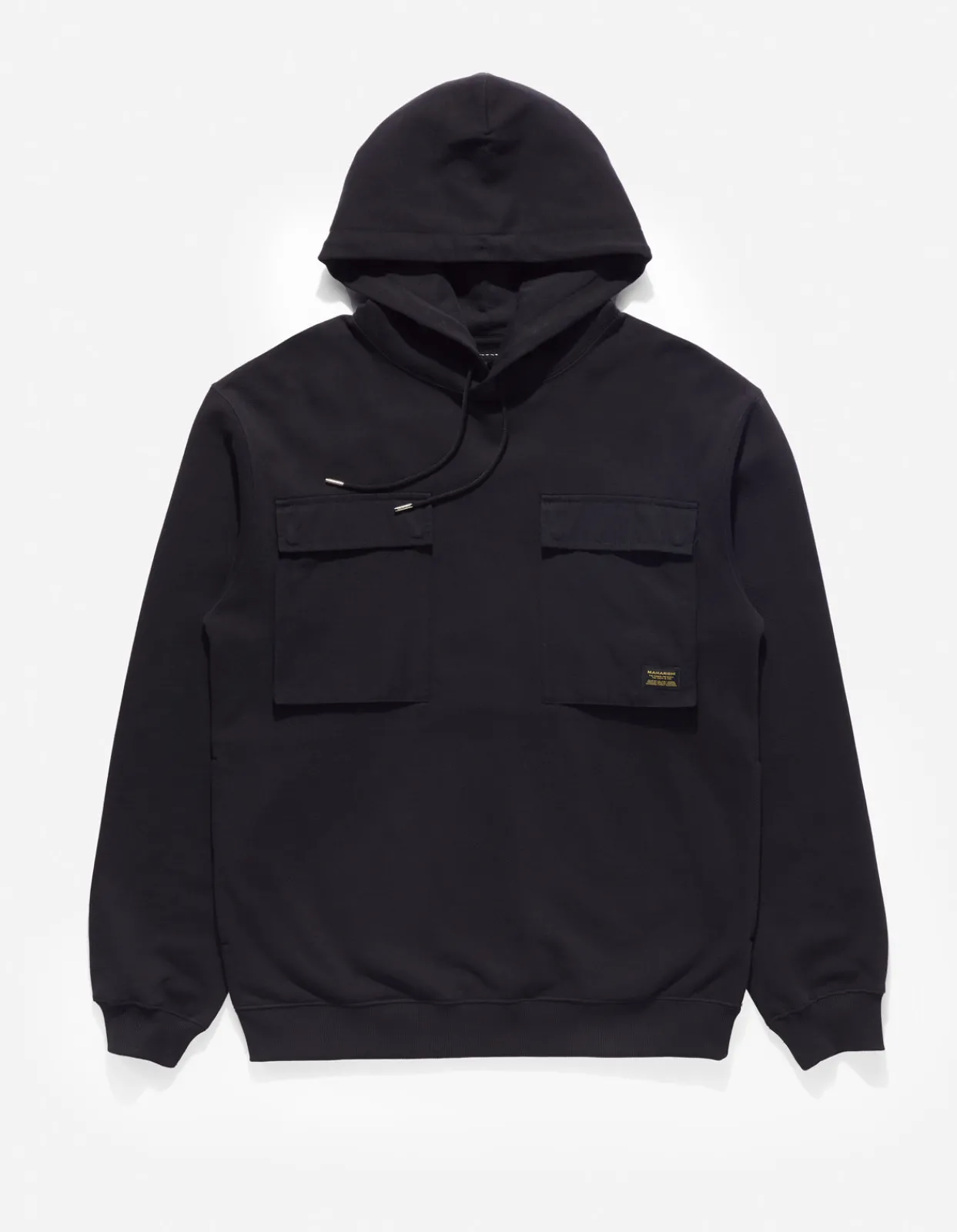 Hooded Sweats*Maharishi 4226 Utility Pocket Hooded Sweat Black