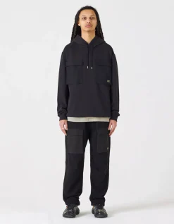 Hooded Sweats*Maharishi 4226 Utility Pocket Hooded Sweat Black