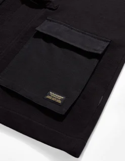 Kimonos*Maharishi 4228 Utility Pocket Sweat Kimono Black