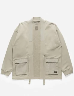 Kimonos*Maharishi 4228 Utility Pocket Sweat Kimono Silver Sage
