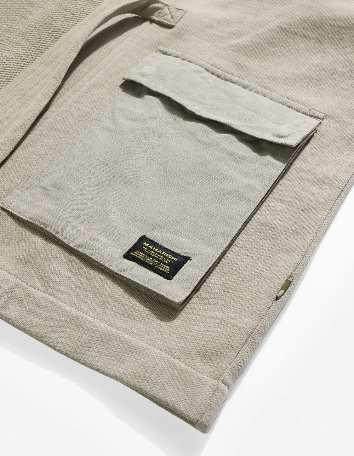 Kimonos*Maharishi 4228 Utility Pocket Sweat Kimono Silver Sage