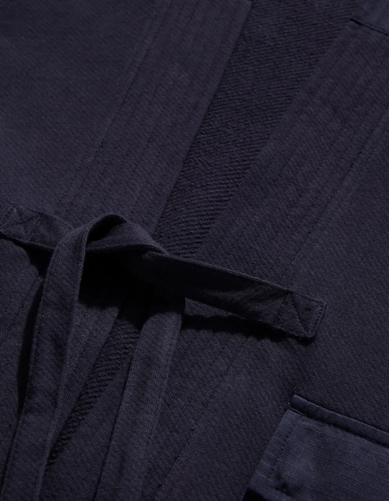 Kimonos*Maharishi 4228 Utility Pocket Sweat Kimono Navy