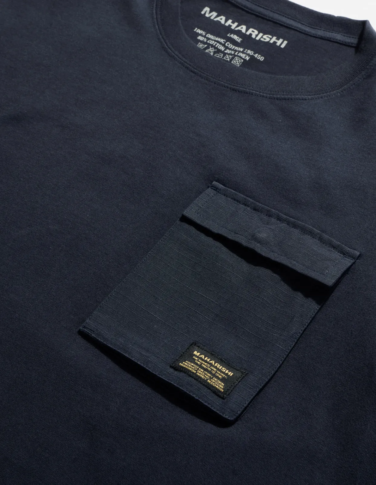 Short Sleeve T-Shirts*Maharishi 4230 Utility Pocket T-Shirt Navy