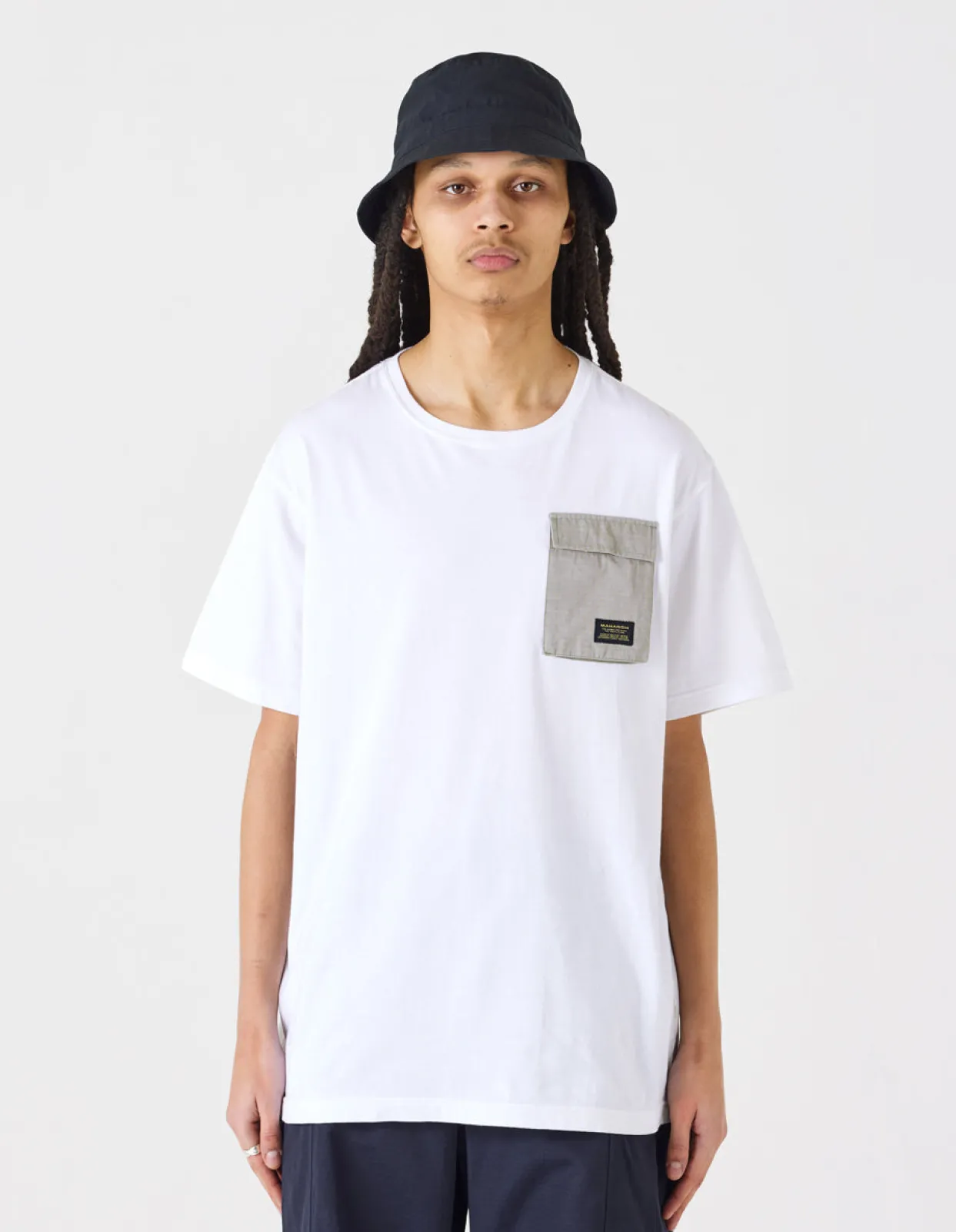 Short Sleeve T-Shirts*Maharishi 4230 Utility Pocket T-Shirt White