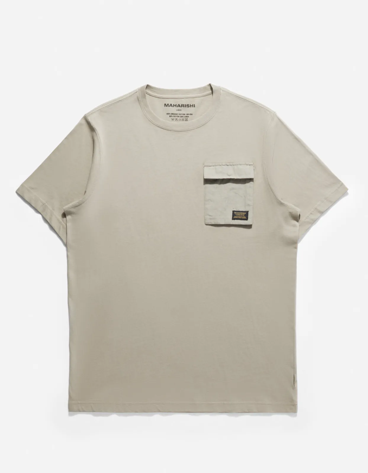 Short Sleeve T-Shirts*Maharishi 4230 Utility Pocket T-Shirt Silver Sage