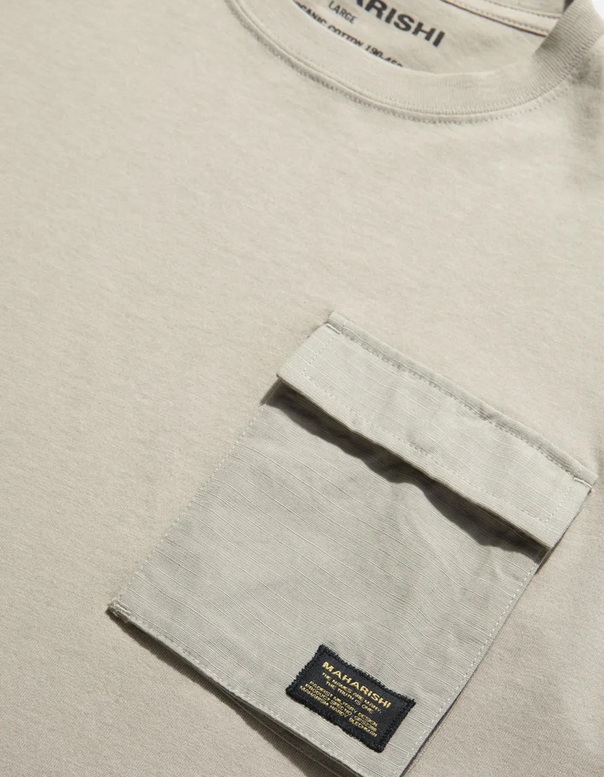 Short Sleeve T-Shirts*Maharishi 4230 Utility Pocket T-Shirt Silver Sage