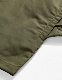 Shirts*Maharishi 4202 Ventile® Wr Asym Tech Shirt Olive Og-107F