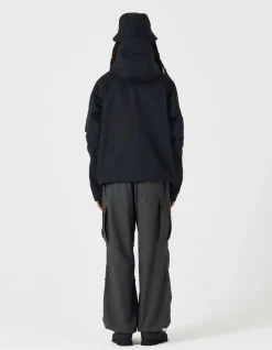 Parkas*Maharishi 4200 Ventile® Wr Half-Zip Jacket Black