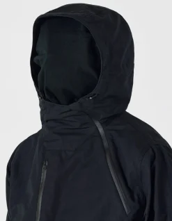 Parkas*Maharishi 4200 Ventile® Wr Half-Zip Jacket Black