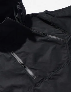 Parkas*Maharishi 4200 Ventile® Wr Half-Zip Jacket Black