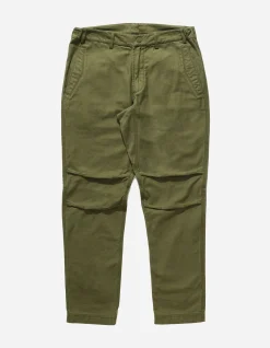Utility Pants*Maharishi 4544 Washed Hemp Custom Pants Olive Og-107F