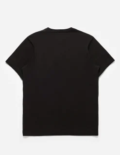 Short Sleeve T-Shirts*Maharishi 4243 Water Dragon Embroidered T-Shirt Black/Tonal