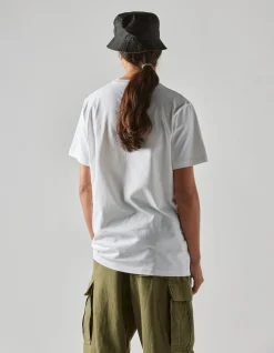 Short Sleeve T-Shirts*Maharishi 1072 Water Peace Crane T-Shirt White