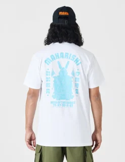 Short Sleeve T-Shirts*Maharishi 1000 Water Rabbit T-Shirt White