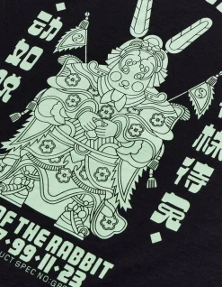 Short Sleeve T-Shirts*Maharishi 1000 Water Rabbit T-Shirt Black