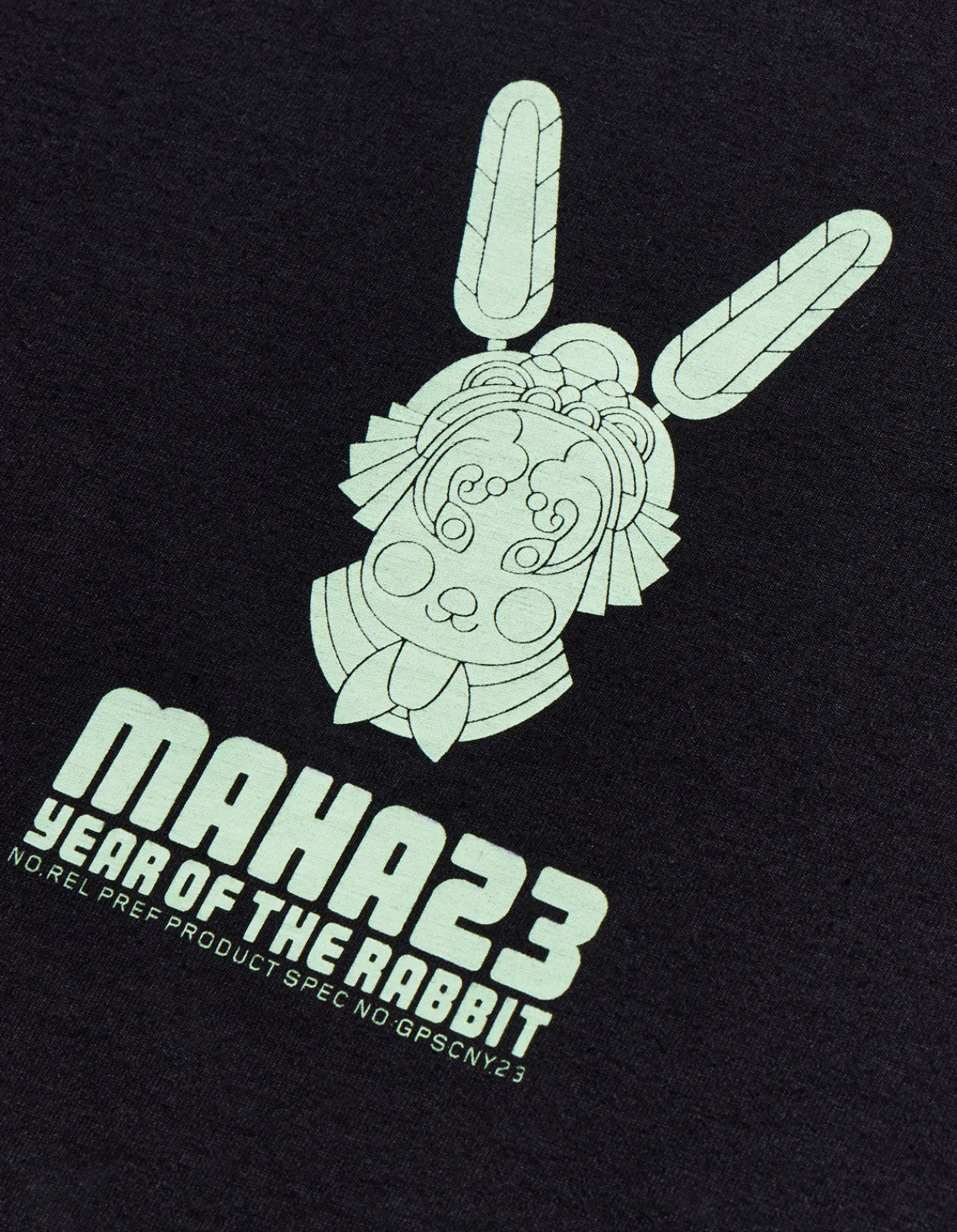 Short Sleeve T-Shirts*Maharishi 1000 Water Rabbit T-Shirt Black