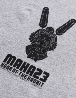 Short Sleeve T-Shirts*Maharishi 1000 Water Rabbit T-Shirt Grey Marl