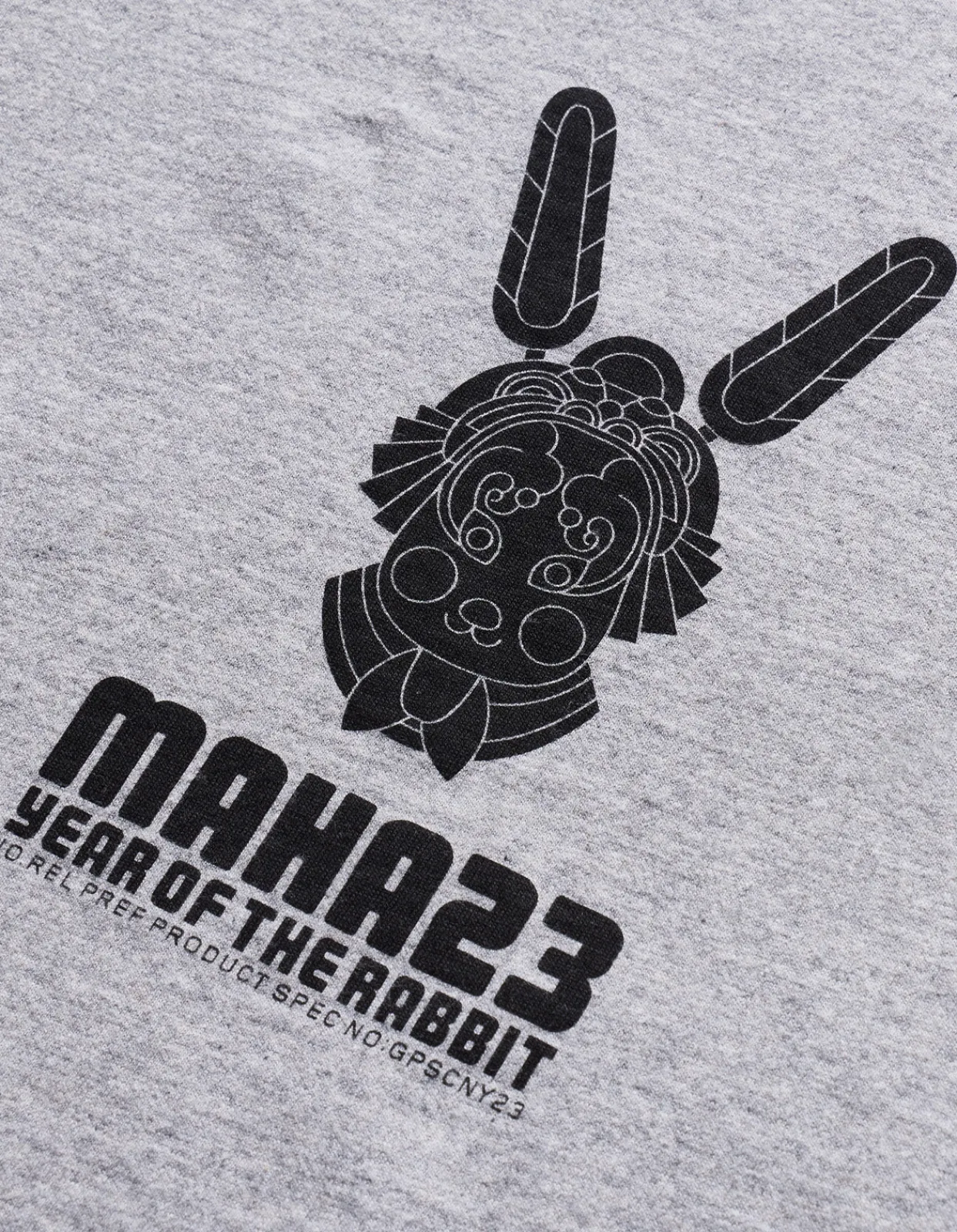 Short Sleeve T-Shirts*Maharishi 1000 Water Rabbit T-Shirt Grey Marl