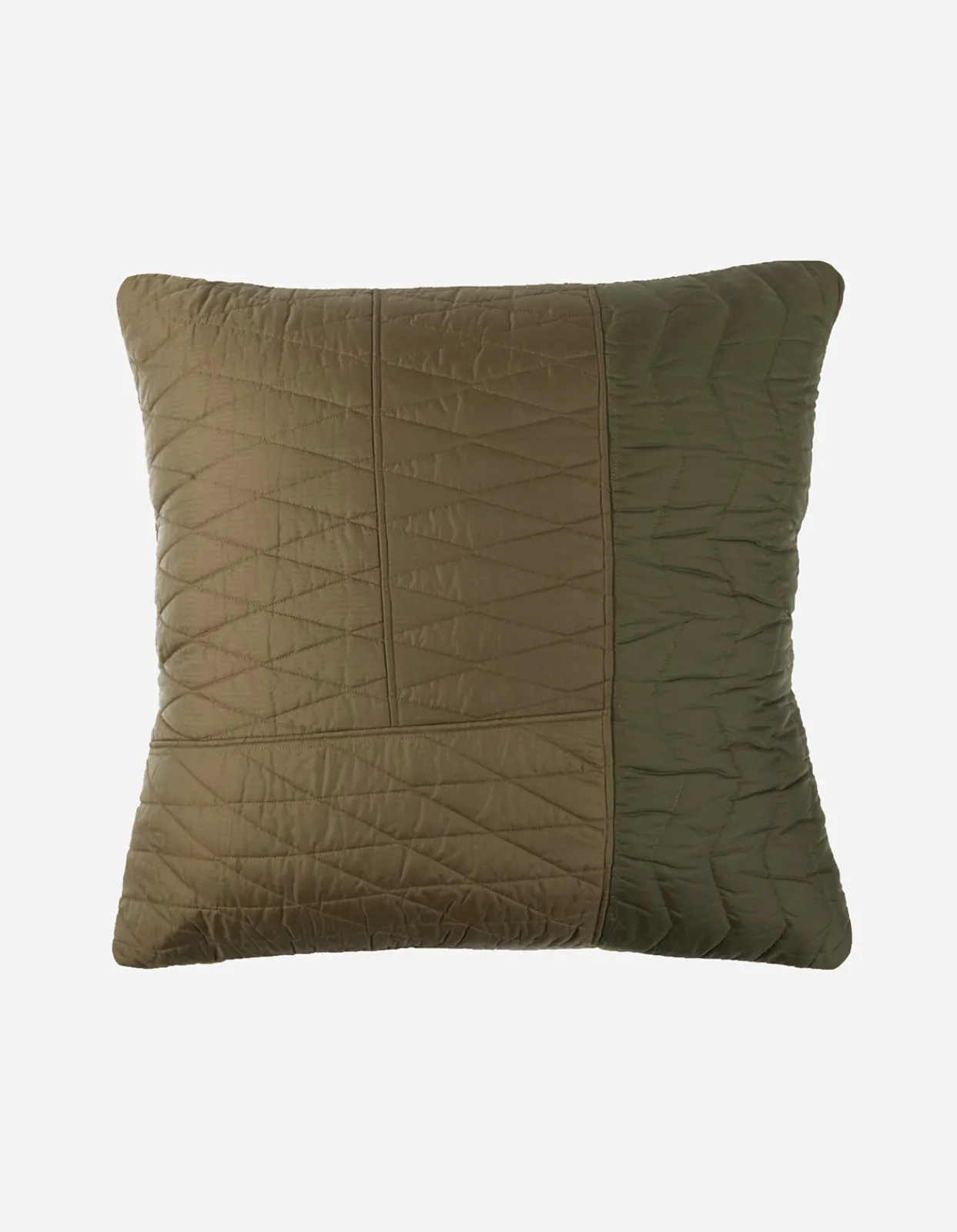 Home*Maharishi 6426 Xl Triquilted Cushion · Vintage Military Surplus Olive