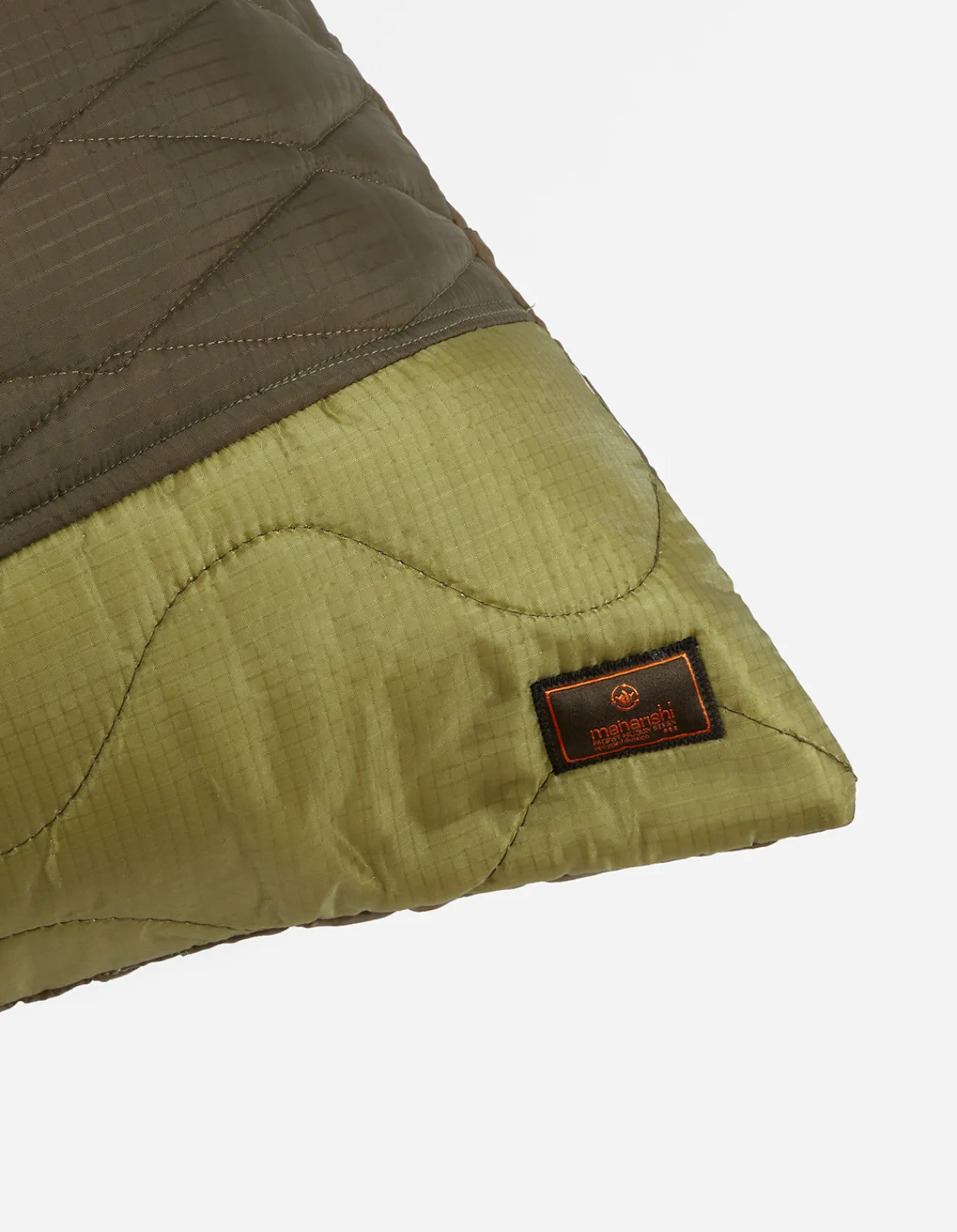 Home*Maharishi 6426 Xl Triquilted Cushion · Vintage Military Surplus Olive