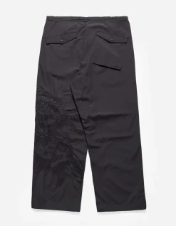 Original Snopants*Maharishi 4245 Xl Water Dragon Embroidered Loose Snopants® Black/Tonal