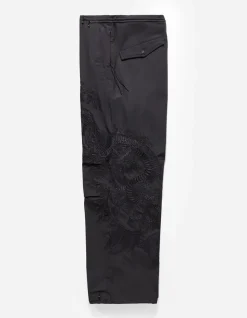 Original Snopants*Maharishi 4245 Xl Water Dragon Embroidered Loose Snopants® Black/Tonal