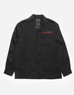 Shirts*Maharishi 4209 Year Of The Rabbit Embroidered Shirt Black
