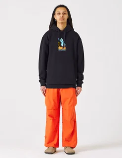 Hooded Sweats*Maharishi 1003 Year Of The Rabbit Hooded Sweat Black