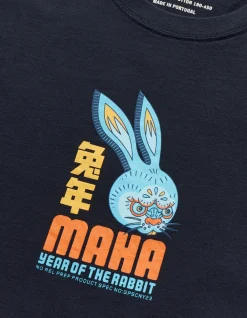 Short Sleeve T-Shirts*Maharishi 1002 Year Of The Rabbit T-Shirt Black