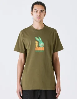Short Sleeve T-Shirts*Maharishi 1002 Year Of The Rabbit T-Shirt Olive Og-107F