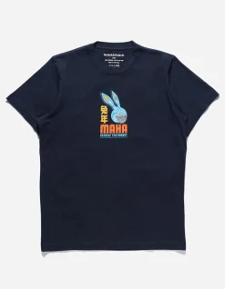 Short Sleeve T-Shirts*Maharishi 1002 Year Of The Rabbit T-Shirt Navy