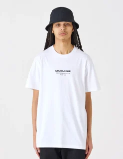 Short Sleeve T-Shirts*Maharishi 1007 Yin Yang Rabbit T-Shirt White