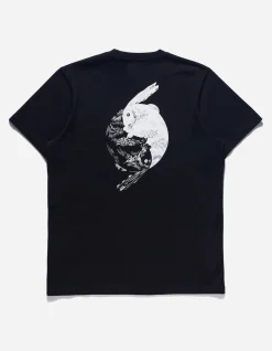 Short Sleeve T-Shirts*Maharishi 1007 Yin Yang Rabbit T-Shirt Black