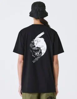 Short Sleeve T-Shirts*Maharishi 1007 Yin Yang Rabbit T-Shirt Black