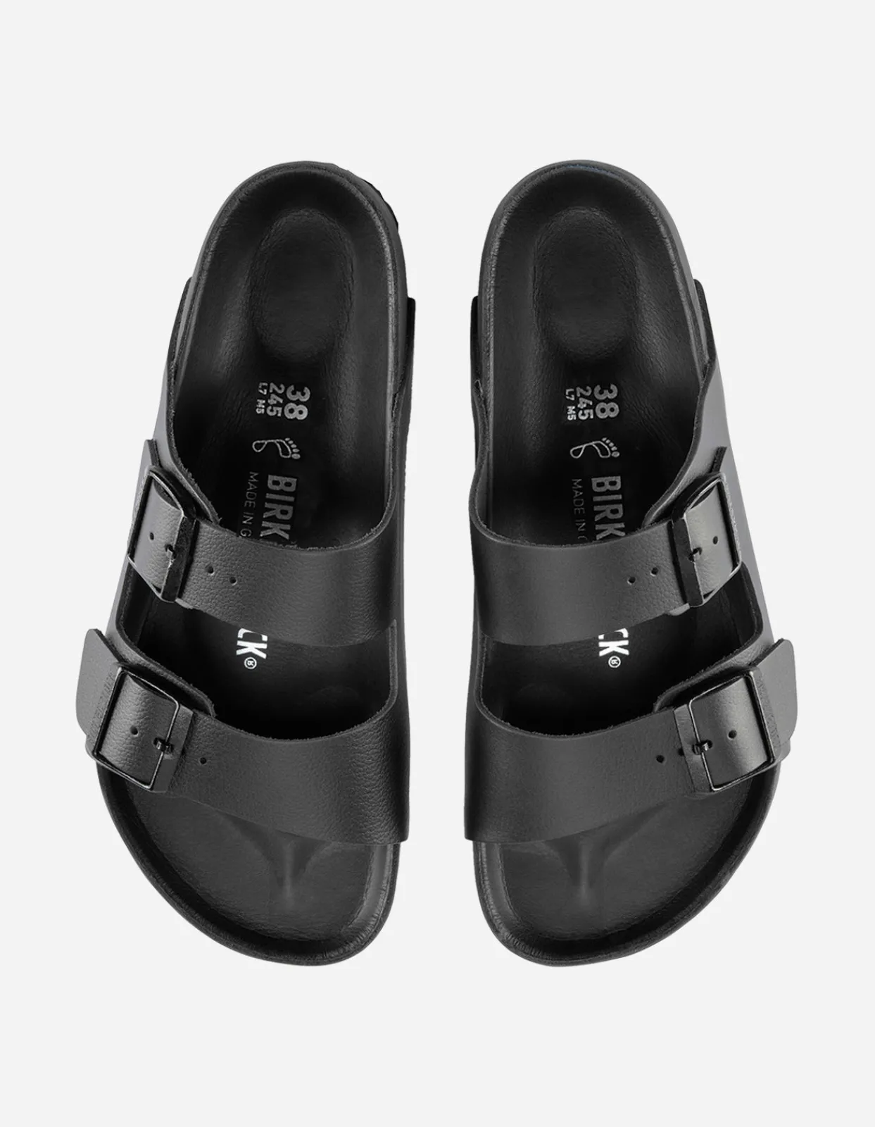 Lifestyle*Maharishi Birkenstock Arizona Exquisite Natural Leather Black