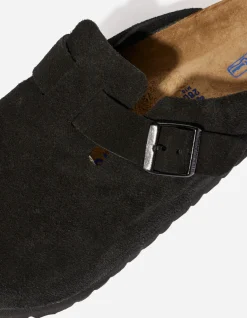 Lifestyle*Maharishi Birkenstock Boston Sfb Suede Leather Black