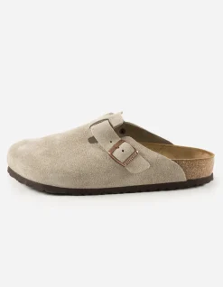 Lifestyle*Maharishi Birkenstock Boston Sfb Suede Leather Taupe