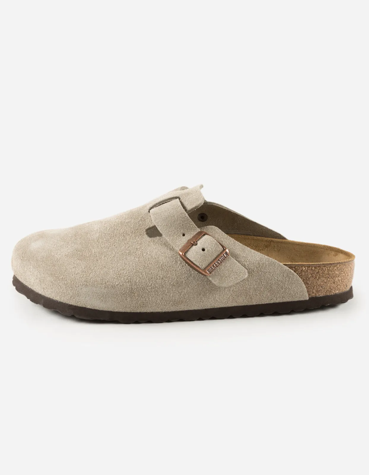 Lifestyle*Maharishi Birkenstock Boston Sfb Suede Leather Taupe