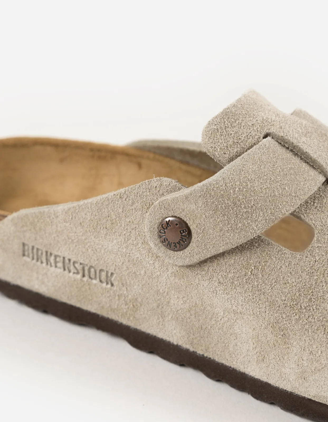 Lifestyle*Maharishi Birkenstock Boston Sfb Suede Leather Taupe