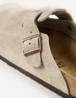 Lifestyle*Maharishi Birkenstock Boston Sfb Suede Leather Taupe