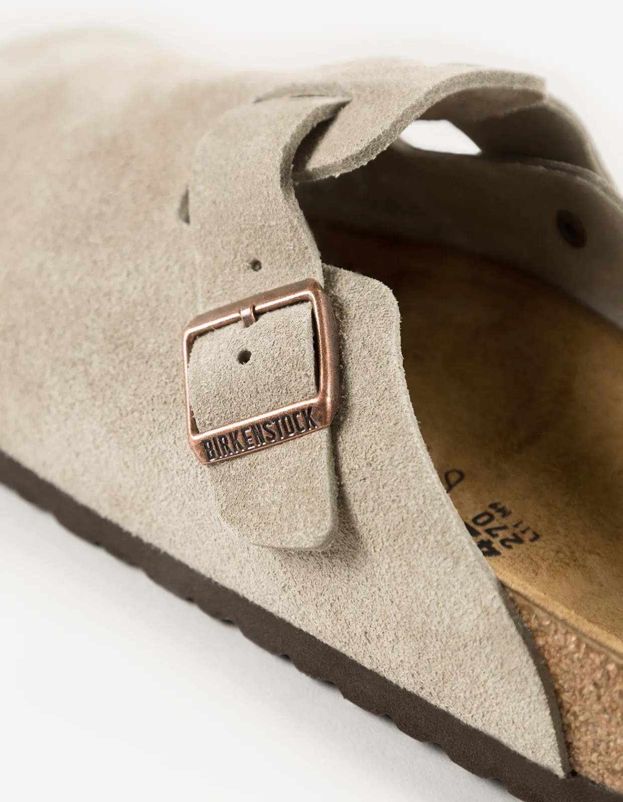 Lifestyle*Maharishi Birkenstock Boston Sfb Suede Leather Taupe