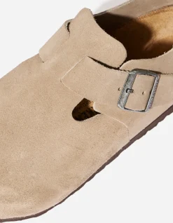Lifestyle*Maharishi Birkenstock London Sfb Suede Leather Taupe