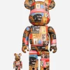 Medicom & Be@Rbricks*Maharishi Medicom Be@Rbrick Andy Warhol × Jean-Michel Basquiat #2 400% U0026 100% Set