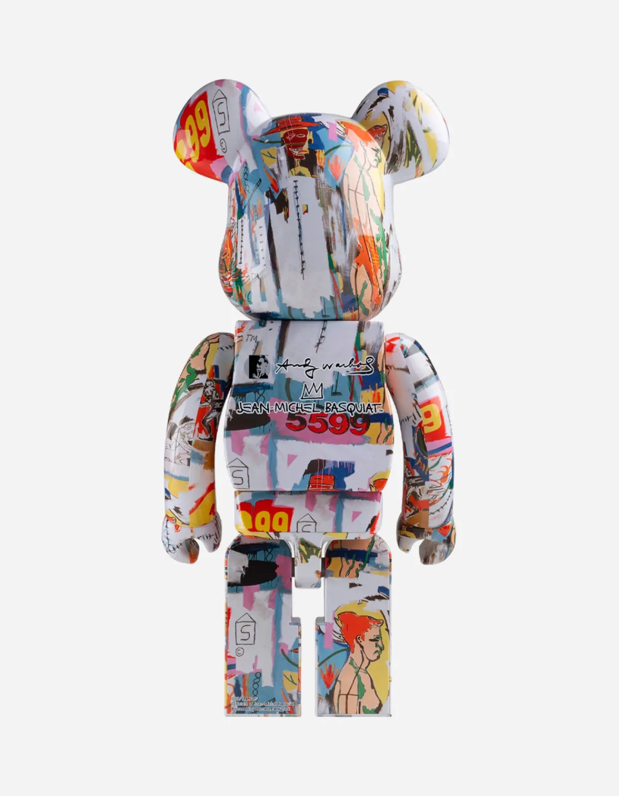 Medicom & Be@Rbricks*Maharishi Medicom Be@Rbrick Andy Warhol X Jean-Michel Basquiat #4 400%
